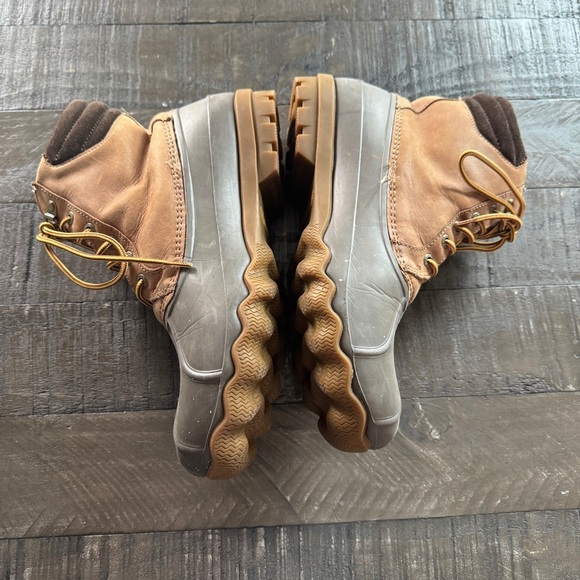 Sperry Men's Avenue Duck Boots - Tan/Brown STS12126 Size 9.5 Outdoor Hiking - Picture 5 of 10